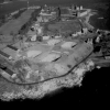 <p>Oblique aerial photograph of Fort Slocum&#39;s Mortar Battery, looking north, January 1932.</p>